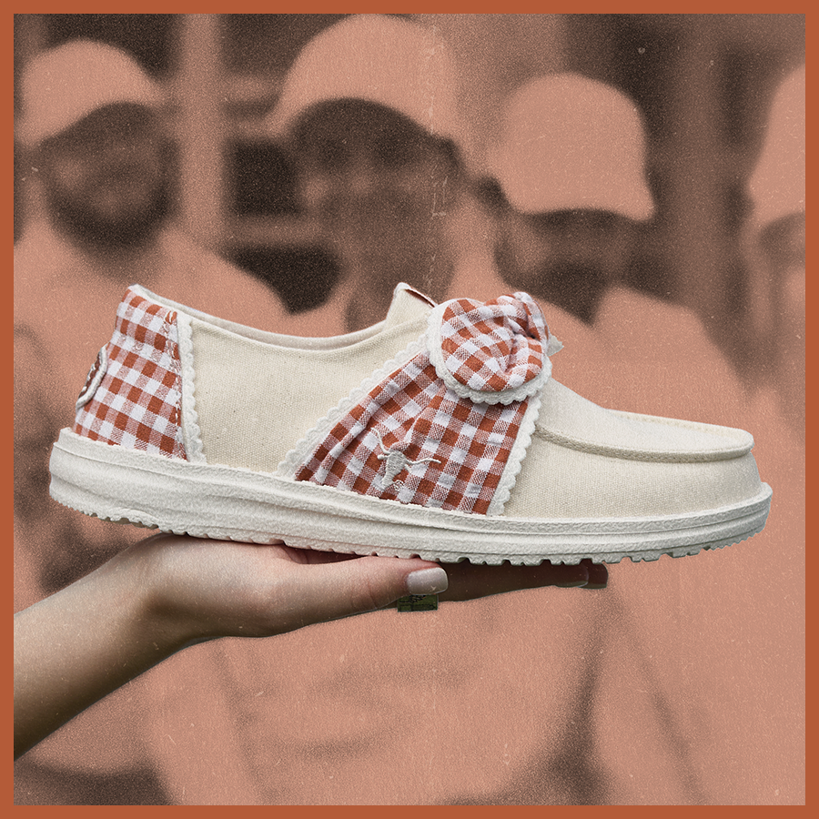 Wendy Bow Texas Longhorns – Wheat/Burnt Orange - Image 10