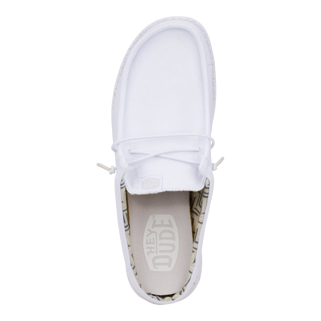 Wally Slip Stretch Canvas – White/White - Image 7
