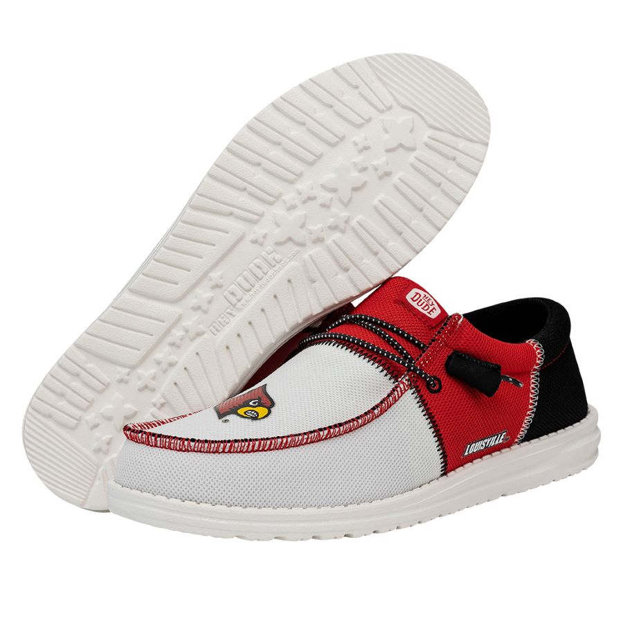 Men's Wally Tri Louisville Cardinals – Louisville Red/Black - Image 4