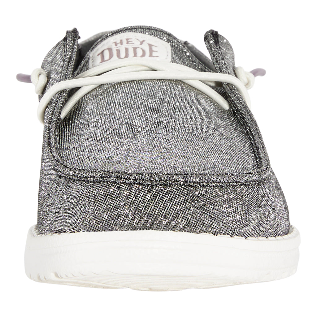 Wendy Metallic Sparkle Wide – Charcoal - Image 4