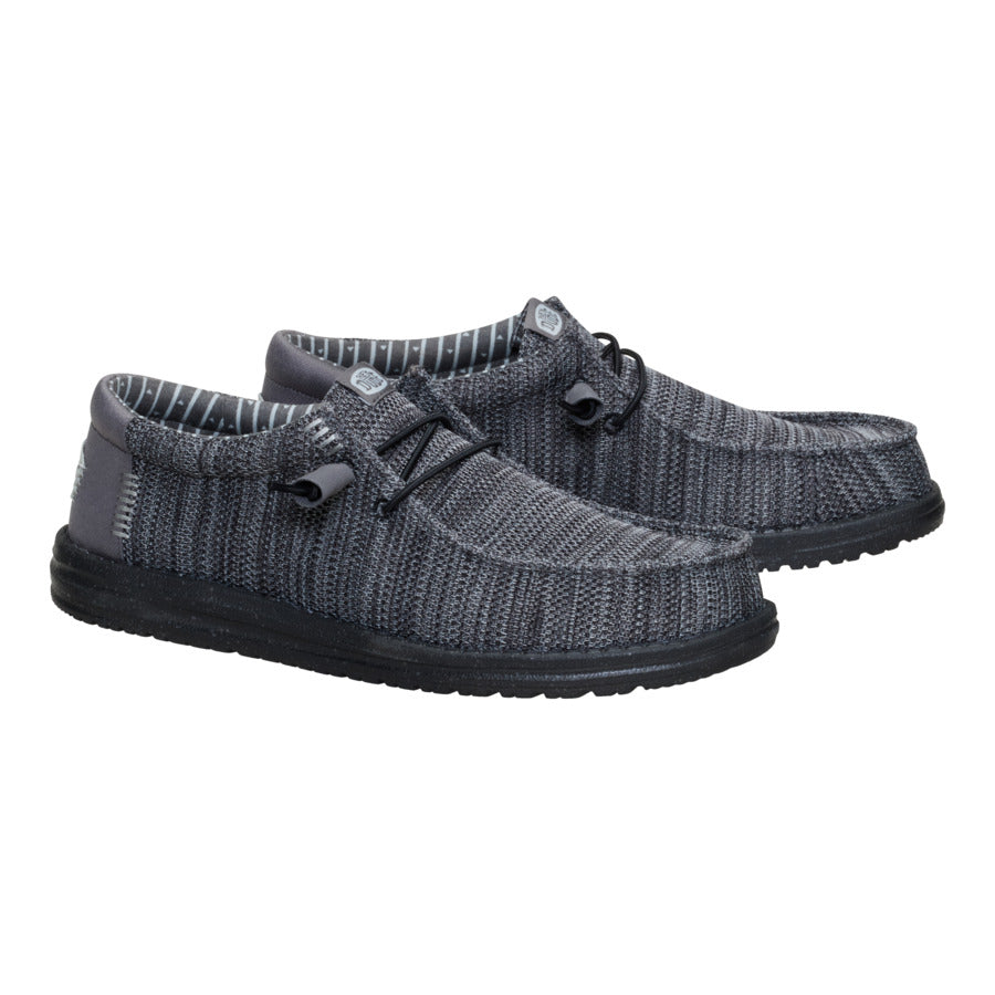 Wally Stretch Sox – Granite Grey/Black - Image 3