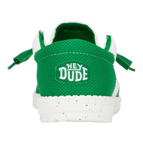 Wally Tri Varsity Mesh – Green/White - Image 5