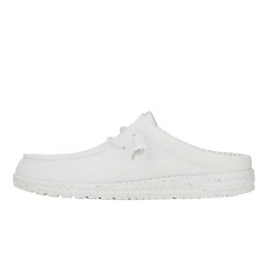 Wally Slip Stretch Sox – White