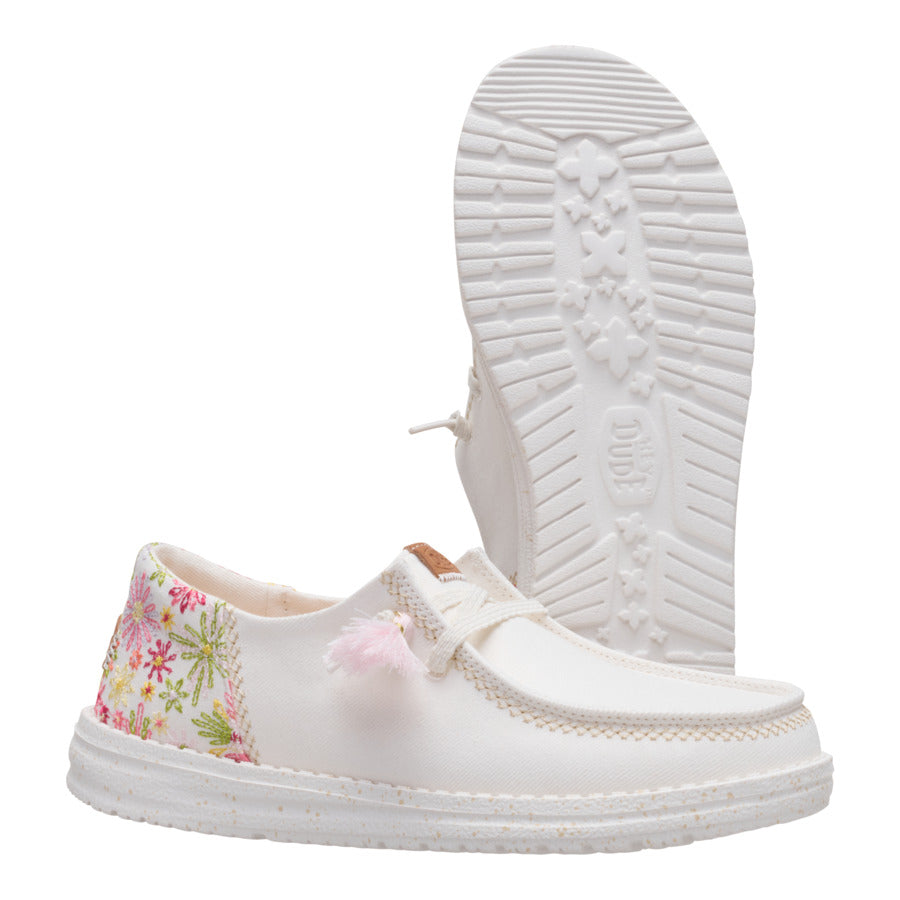Wendy Funk Embroidered Floral – Ivory/Multi - Image 3