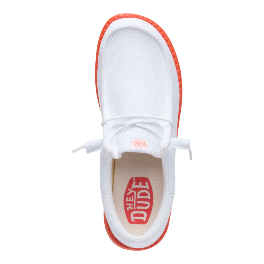 Wally Funk Pop – White/Tomato Orange - Image 6