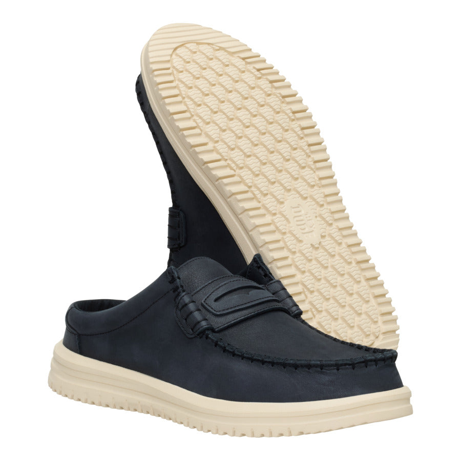 Wally Nxt Mule Leather – Black/Wood Ash - Image 3