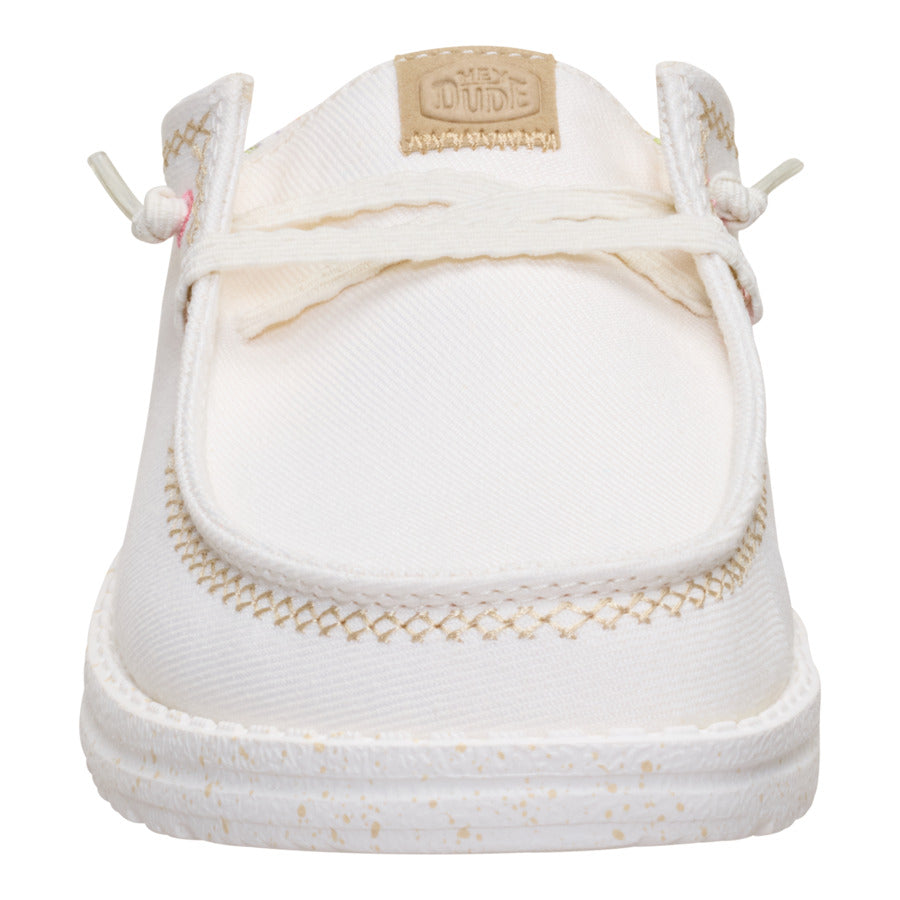 Wendy Slip Embroidered Floral – Off White - Image 4