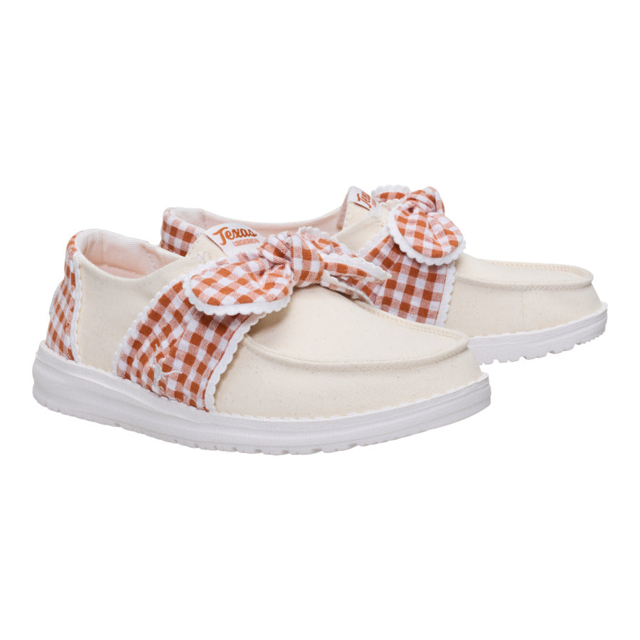 Wendy Bow Texas Longhorns – Wheat/Burnt Orange - Image 3