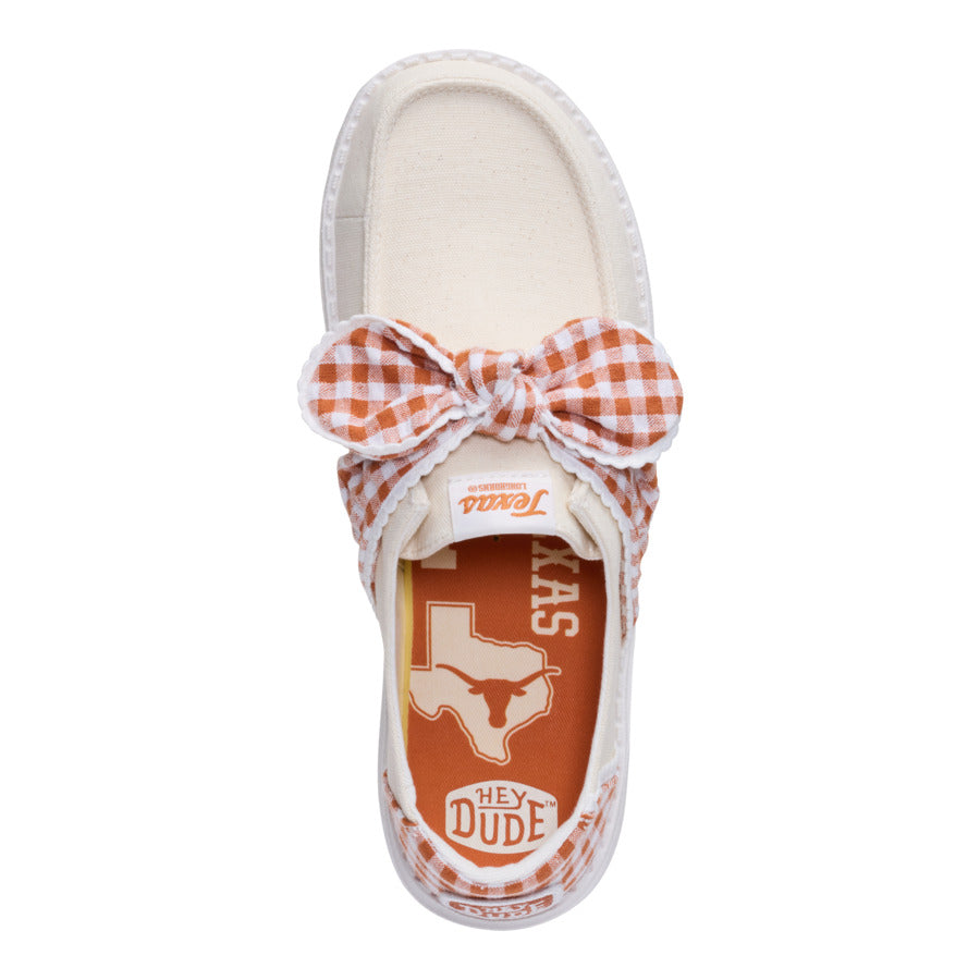 Wendy Bow Texas Longhorns – Wheat/Burnt Orange - Image 7