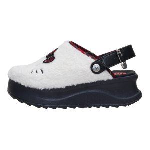 Hello Kitty Delray Clog – White/Black