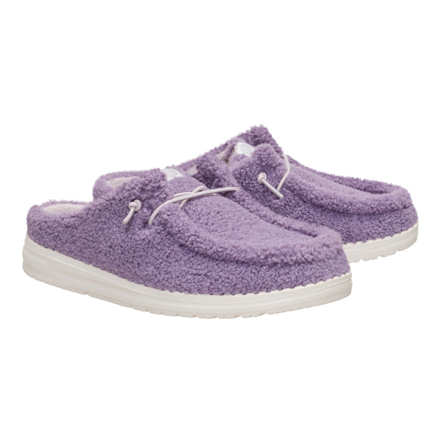 Wendy Slip Sherpa – Purple Ash - Image 2